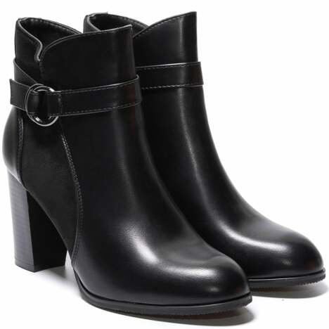 Botine dama Athala, Negru 40